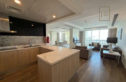 شقة - غرفة نوم - 3 حمامات للايجار في فيفا غرب - فيفا بحرية - جزيرة اللؤلؤة - الدوحة