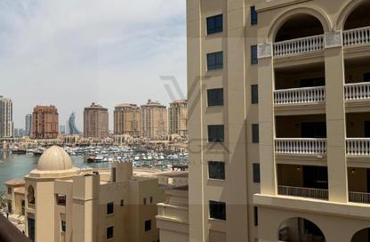 Apartment - 1 Bedroom - 2 Bathrooms for rent in West Porto Drive - Porto Arabia - The Pearl Island - Doha