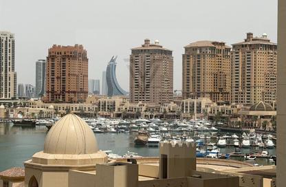 Apartment - 1 Bedroom - 2 Bathrooms for rent in West Porto Drive - Porto Arabia - The Pearl Island - Doha