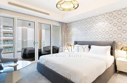 Apartment - 1 Bedroom - 1 Bathroom for rent in C View Residence - Marina District - Lusail