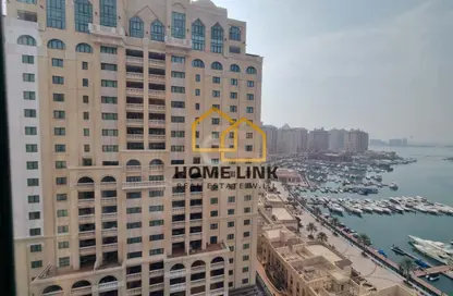 Apartment - 1 Bedroom - 2 Bathrooms for rent in East Porto Drive - Porto Arabia - The Pearl Island - Doha