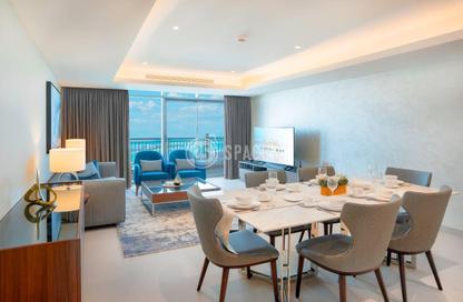 Apartment - 2 - 3 for rent in Abraj Bay - Abraj Quartiers - The Pearl Island - Doha