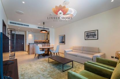 Apartment - 1 - 2 for rent in Marina Tower 23 - Marina District - Lusail
