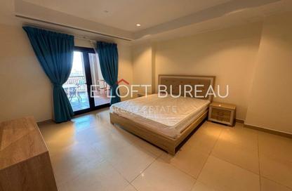 Apartment - 1 Bedroom - 2 Bathrooms for rent in East Porto Drive - Porto Arabia - The Pearl Island - Doha Apartment - 1 Bedroom - 2 Bathrooms for rent in East Porto Drive - Porto Arabia - The Pearl Island - Doha