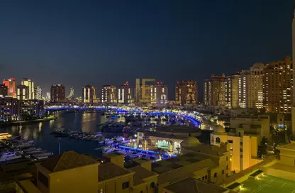Apartment - 1 Bedroom - 2 Bathrooms for rent in West Porto Drive - Porto Arabia - The Pearl Island - Doha