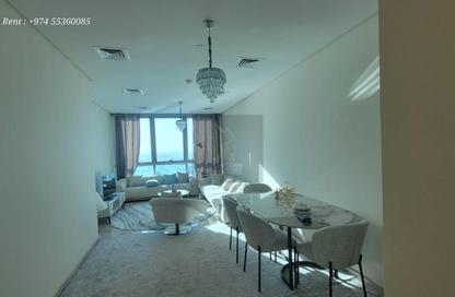 Apartment - 1 Bedroom - 2 Bathrooms for rent in Zig Zag Tower B - Zig Zag Towers - West Bay - Doha
