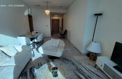 Apartment - 1 Bedroom - 2 Bathrooms for rent in Zig Zag Tower B - Zig Zag Towers - West Bay - Doha Apartment - 1 Bedroom - 2 Bathrooms for rent in Zig Zag Tower B - Zig Zag Towers - West Bay - Doha