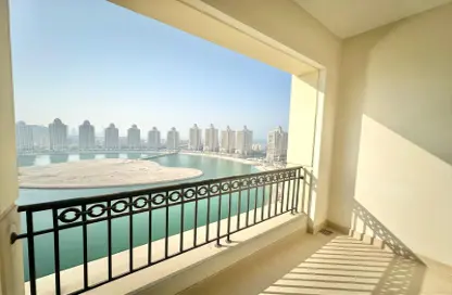 Apartment - 1 Bedroom - 2 Bathrooms for rent in Viva West - Viva Bahriyah - The Pearl Island - Doha