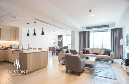 Duplex - 3 Bedrooms - 4 Bathrooms for rent in Viva West - Viva Bahriyah - The Pearl Island - Doha