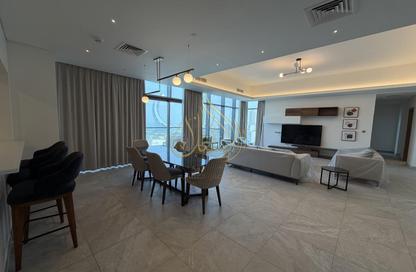 Apartment - 4 Bedrooms - 5 Bathrooms for rent in Lusail Marina Heights - Marina District - Lusail