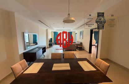 Apartment - 1 Bedroom - 2 Bathrooms for rent in East Porto Drive - Porto Arabia - The Pearl Island - Doha