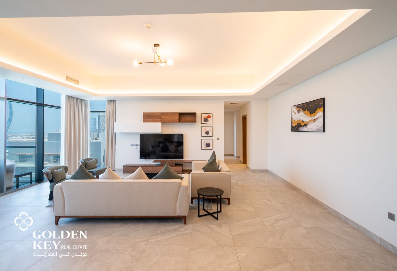 Exclusive 4BR+Maid Penthouse with Terrace | Lusail