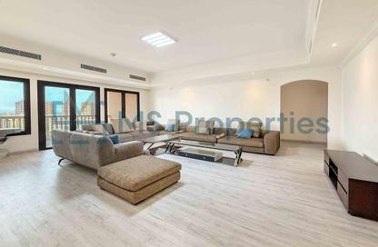 Apartment - 3 Bedrooms - 4 Bathrooms for rent in East Porto Drive - Porto Arabia - The Pearl Island - Doha