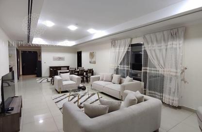 Apartment - 1 Bedroom - 2 Bathrooms for rent in East Porto Drive - Porto Arabia - The Pearl Island - Doha