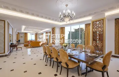 Apartment - 4 Bedrooms - 6 Bathrooms for rent in Dusit Hotel  and  Suites Doha - Diplomatic Street - West Bay - Doha