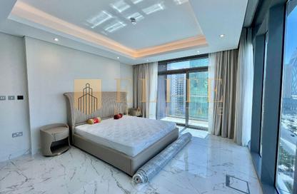 Apartment - 2 Bedrooms - 3 Bathrooms for rent in Lusail Marina Heights - Marina District - Lusail