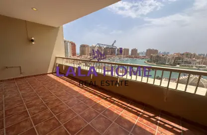 Apartment - 3 Bedrooms - 5 Bathrooms for rent in East Porto Drive - Porto Arabia - The Pearl Island - Doha