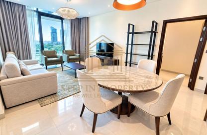 Apartment - 1 Bedroom - 2 Bathrooms for rent in Rosewood Residences - Marina District - Lusail
