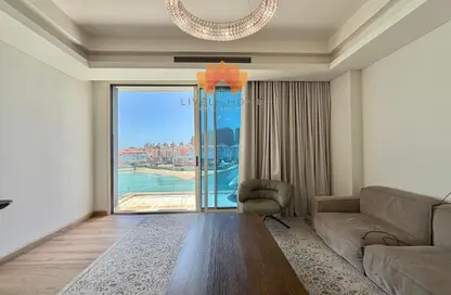 Apartment - 1 Bedroom - 2 Bathrooms for rent in Crystal Residence - Gewan Island - The Pearl Island - Doha