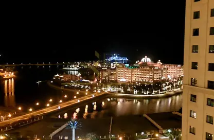 Apartment - 1 Bedroom - 3 Bathrooms for rent in East Porto Drive - Porto Arabia - The Pearl Island - Doha