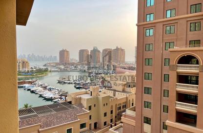 Apartment - 1 Bedroom - 2 Bathrooms for sale in East Porto Drive - Porto Arabia - The Pearl Island - Doha Apartment - 1 Bedroom - 2 Bathrooms for sale in East Porto Drive - Porto Arabia - The Pearl Island - Doha
