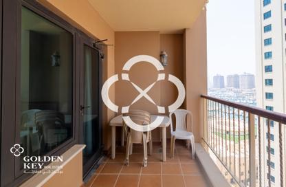 Apartment - 2 Bedrooms - 2 Bathrooms for rent in East Porto Drive - Porto Arabia - The Pearl Island - Doha