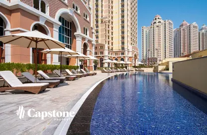 Apartment - 1 Bathroom for rent in Viva West - Viva Bahriyah - The Pearl Island - Doha