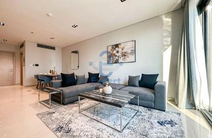 Apartment - 2 Bedrooms - 3 Bathrooms for rent in Lusail Marina Heights - Marina District - Lusail