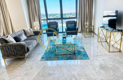 Apartment - 3 Bedrooms - 5 Bathrooms for rent in Zig Zag Tower B - Zig Zag Towers - West Bay - Doha