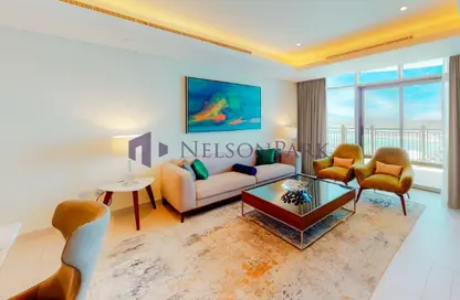 Apartment - 1 Bedroom - 2 Bathrooms for rent in Abraj Bay - Abraj Quartiers - The Pearl Island - Doha
