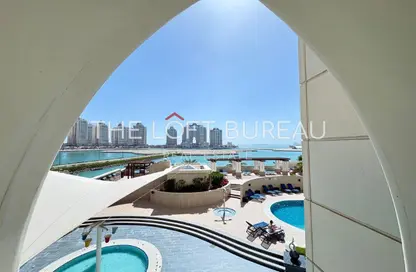 Apartment - 2 Bedrooms - 3 Bathrooms for rent in Viva Central - Viva Bahriyah - The Pearl Island - Doha