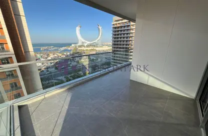 Apartment - 2 Bedrooms - 4 Bathrooms for rent in Lusail Marina Heights - Marina District - Lusail