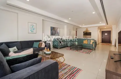 شقة - غرفة نوم - 2 حمامات للايجار في طريق بورتو الغربي - بورتو أرابيا - جزيرة اللؤلؤة - الدوحة