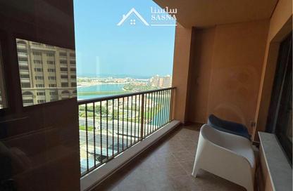 Apartment - 1 - 2 for rent in Tower 17 - Porto Arabia - The Pearl Island - Doha