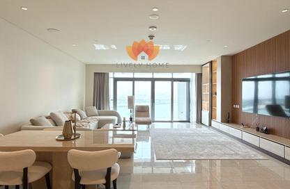 Apartment - 3 Bedrooms - 5 Bathrooms for rent in Seef Lusail Tower 1 - Seef Lusail - Lusail City - Lusail