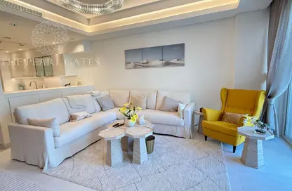 Apartment - 1 Bedroom - 2 Bathrooms for rent in Crystal Residence - Gewan Island - The Pearl Island - Doha Apartment - 1 Bedroom - 2 Bathrooms for rent in Crystal Residence - Gewan Island - The Pearl Island - Doha