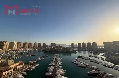 Apartment - 2 Bedrooms - 3 Bathrooms for rent in West Porto Drive - Porto Arabia - The Pearl Island - Doha