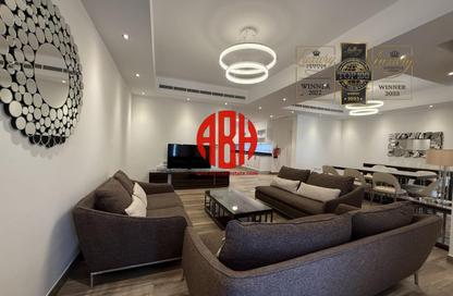 Apartment - 3 Bedrooms - 3 Bathrooms for rent in Lusail Marina Heights - Marina District - Lusail