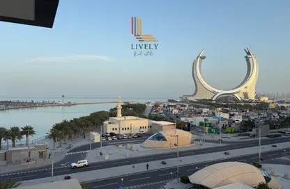Apartment - 1 Bedroom - 2 Bathrooms for rent in Lusail Marina Heights - Marina District - Lusail