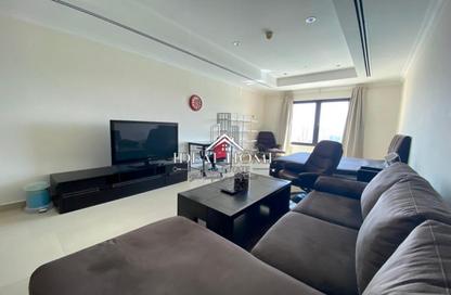 Apartment - Studio - 1 Bathroom for rent in West Porto Drive - Porto Arabia - The Pearl Island - Doha