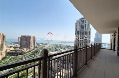شقة - 2 غرف نوم - 4 حمامات للايجار في ابراج باي - منطقة الأبراج - جزيرة اللؤلؤة - الدوحة