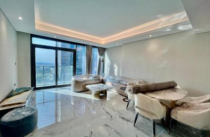 Apartment - 1 Bedroom - 2 Bathrooms for rent in Lusail Marina Heights - Marina District - Lusail