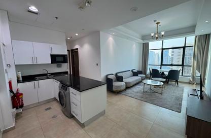 Apartment - 2 Bedrooms - 2 Bathrooms for rent in Lusail Marina Heights - Marina District - Lusail
