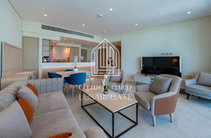 Apartment - 2 - 2 for rent in Lusail Residence - Marina District - Lusail