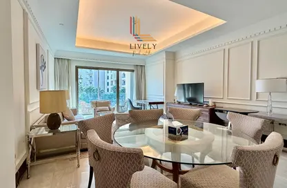 شقة - 2 غرف نوم - 3 حمامات للايجار في The St. Regis Marsa Arabia Island - Marsa Arabia - جزيرة اللؤلؤة - الدوحة