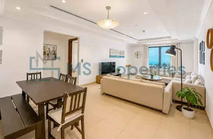 Apartment - 1 Bedroom - 2 Bathrooms for rent in East Porto Drive - Porto Arabia - The Pearl Island - Doha Apartment - 1 Bedroom - 2 Bathrooms for rent in East Porto Drive - Porto Arabia - The Pearl Island - Doha