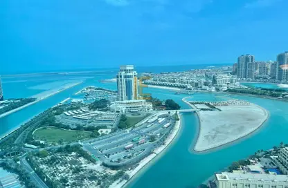 Apartment - 2 Bedrooms - 4 Bathrooms for rent in Zig Zag Tower A - Zig Zag Towers - West Bay - Doha