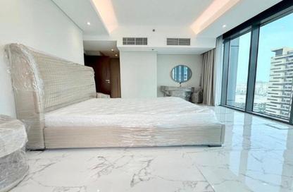 Apartment - 2 Bedrooms - 3 Bathrooms for rent in Lusail Marina Heights - Marina District - Lusail