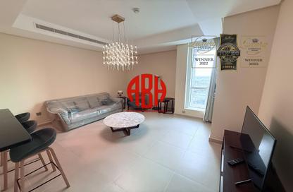 Apartment - 1 Bedroom - 2 Bathrooms for rent in Lusail Marina Heights - Marina District - Lusail