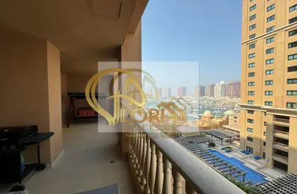 Apartment - 1 Bedroom - 2 Bathrooms for sale in East Porto Drive - Porto Arabia - The Pearl Island - Doha